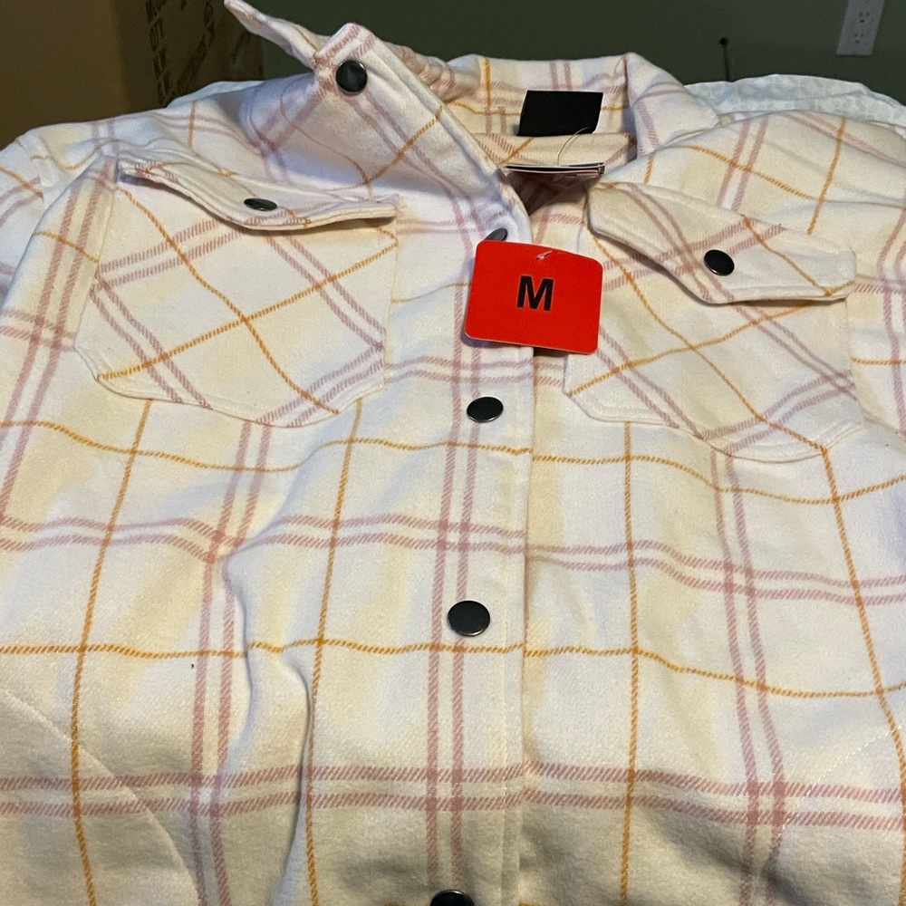 HFX Womens Long Sleeve Cozy Shacket Shirt Jacket